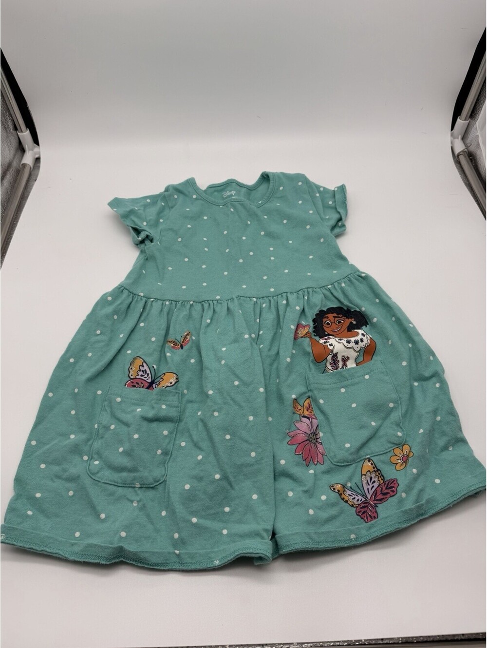 Disney Jumping Beans 2t Encanto Dress Blue Pockets